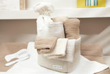 3-pack Hydrofiele doeken pre-washed - Soft Sand/Greige/Taupe - Meyco