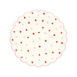 Dessertbordjes - Hartjespatroon