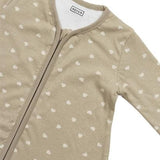Slaapzak rond ongevoerd met vaste mouw jersey - Sweet Heart Sand - Meyco