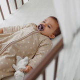 Slaapzak rond ongevoerd met vaste mouw jersey - Sweet Heart Sand - Meyco
