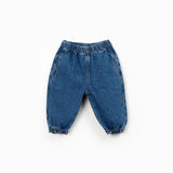 Jeansbroek met rekker - Blue Denim
