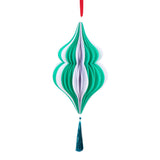 Papieren hangdecoratie - feestelijk gestreept - Meri Meri