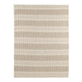 Deken pre-washed hydrofiel jacquard - Stripe Sand - Meyco