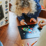 Kidyneon – Leuchtendes Kunstwerk-Set – Komplettset – Kidywolf