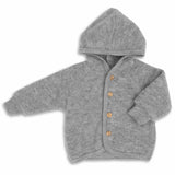 Wool coat - Light gray melange - Engel Natur