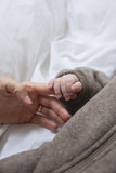 Wool onesie - Walnut Mélange - Engel Natur
