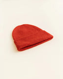 Mütze Fonzie Newborn - Rot - Hvid