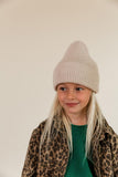 Beanie Fonzie Kids - Cream - Hvid