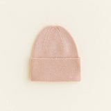 Beanie Fonzie Newborn - Apricot - Hvid
