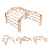 Houten pikler 5 elementen - klimrek incl. ramp - Fipitri