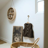 Sherpa vest zonder mouwen - Chocolat