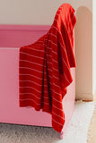 Deken Harry - Red / Cotton candy