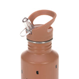 Drinkfles stainless steel - Happy Prints - Caramel