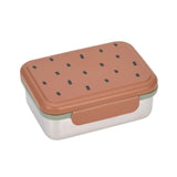 Lunchbox stainless steel - Happy Prints - Caramel