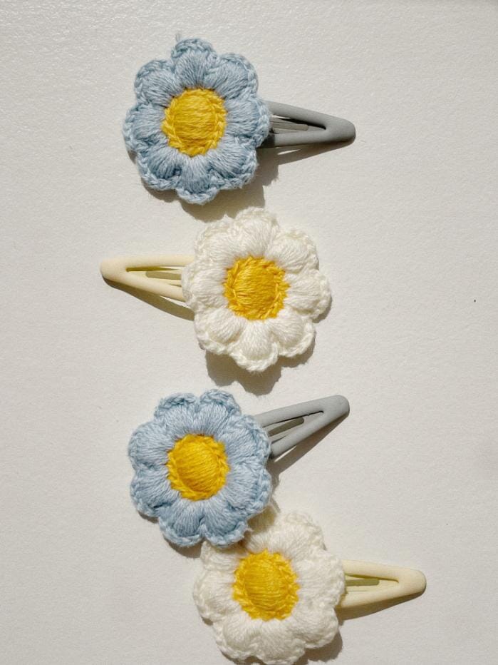 Haarspeldjes Daisy - Set van 4