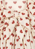 Cianna bow jurk - Amour rouge