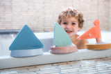 Set van 3 drijvende bootjes