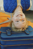 Ledertasche mit Schnallen - Kobaltblau - Own Stuff