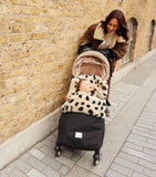 Schafsfell-Buggy-Handschuhe - Schwarz - Binibamba