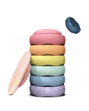 Regenbogen Set Wasserlilie - Pastel - Stapelstein