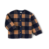 Check Jacket - Navy