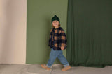 Check Jacket - Navy