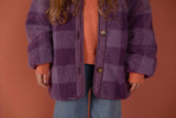 Check Jacket - Purple