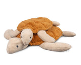 Knuffel schildpad met warmtekussen - Small - Rust