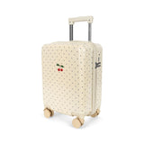 Travel suitcase - reiskoffer Navy dots