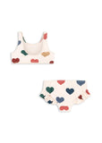 Manuca bikini - Bon coeur coloré