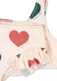 Manuca bikini - Bon coeur coloré