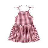 Isotta jurk - Raspberry check