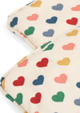 Poppenbeddengoed - Coeur coloré
