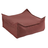 Outdoor Square Ottoman - Pomegranate