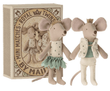 Royal twins mice - little sister & brother in matchbox - Maileg