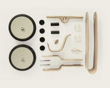 Wooden balance bike - Brown - Choppy