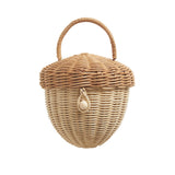 Rattan acorn bag - Olli Ella