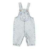 Baby tuinbroek - washed blue denim